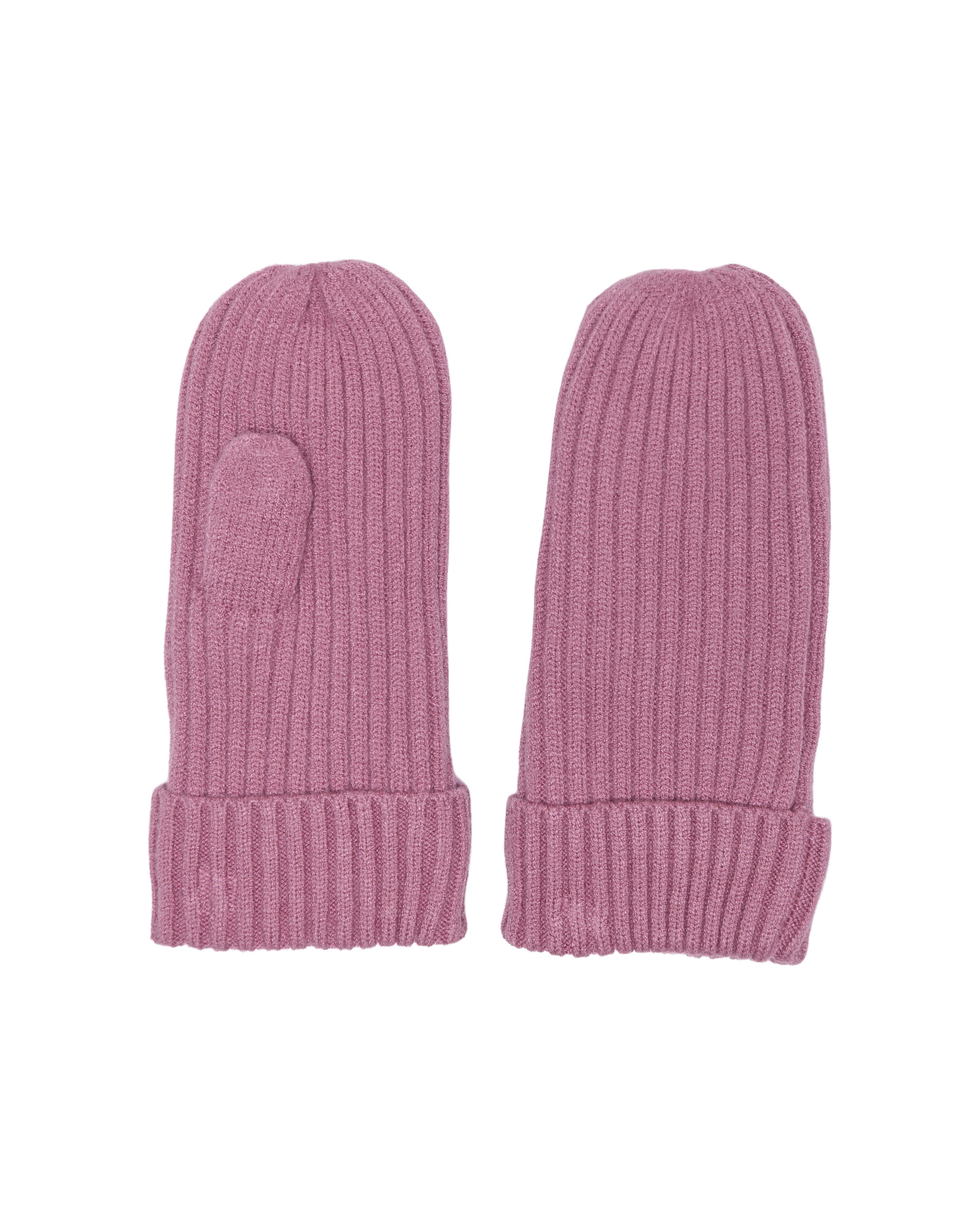Guanto manopola Kids Only rosa antico a costine