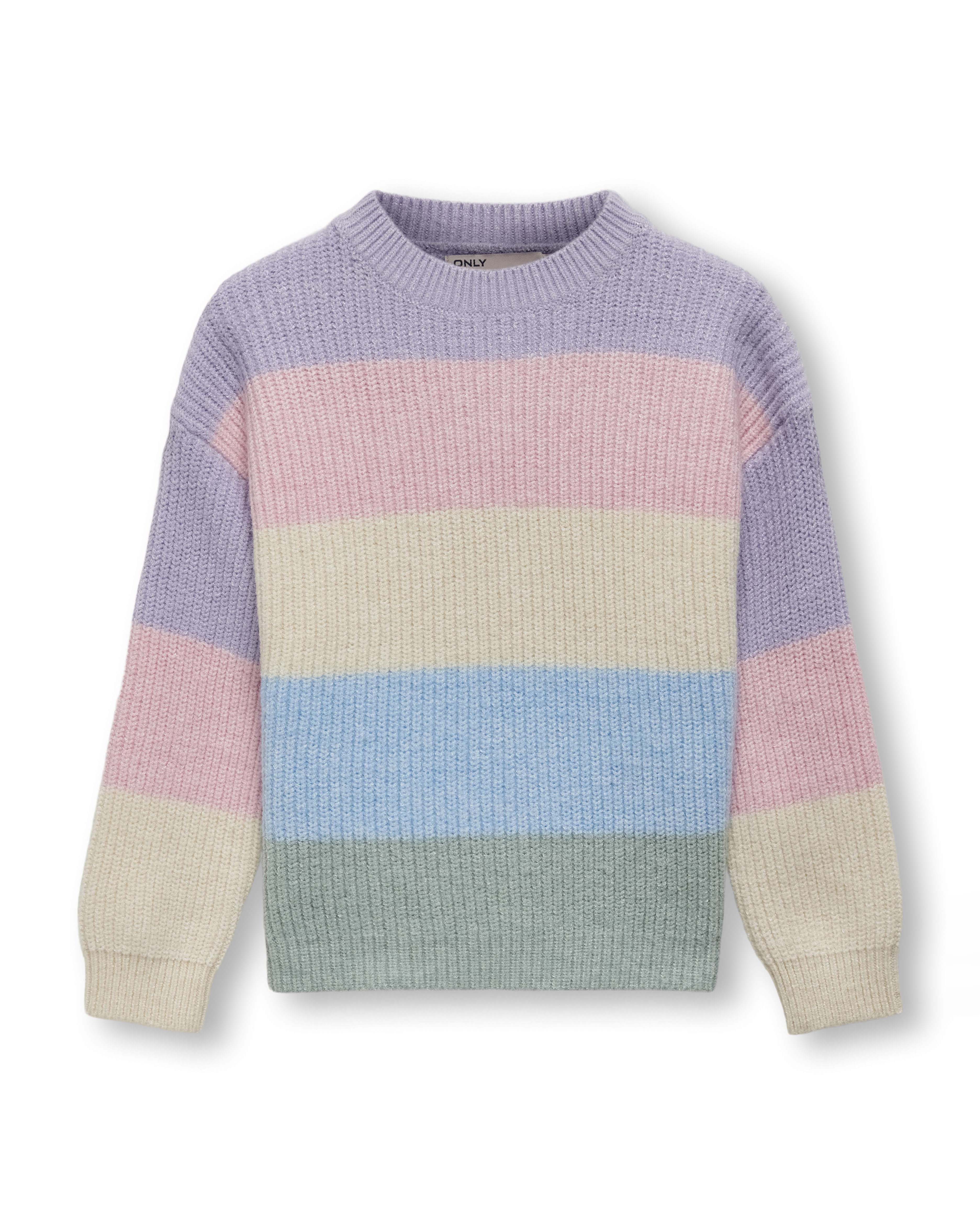 Maglioncino Kids Only color block multicolore sui toni pastello