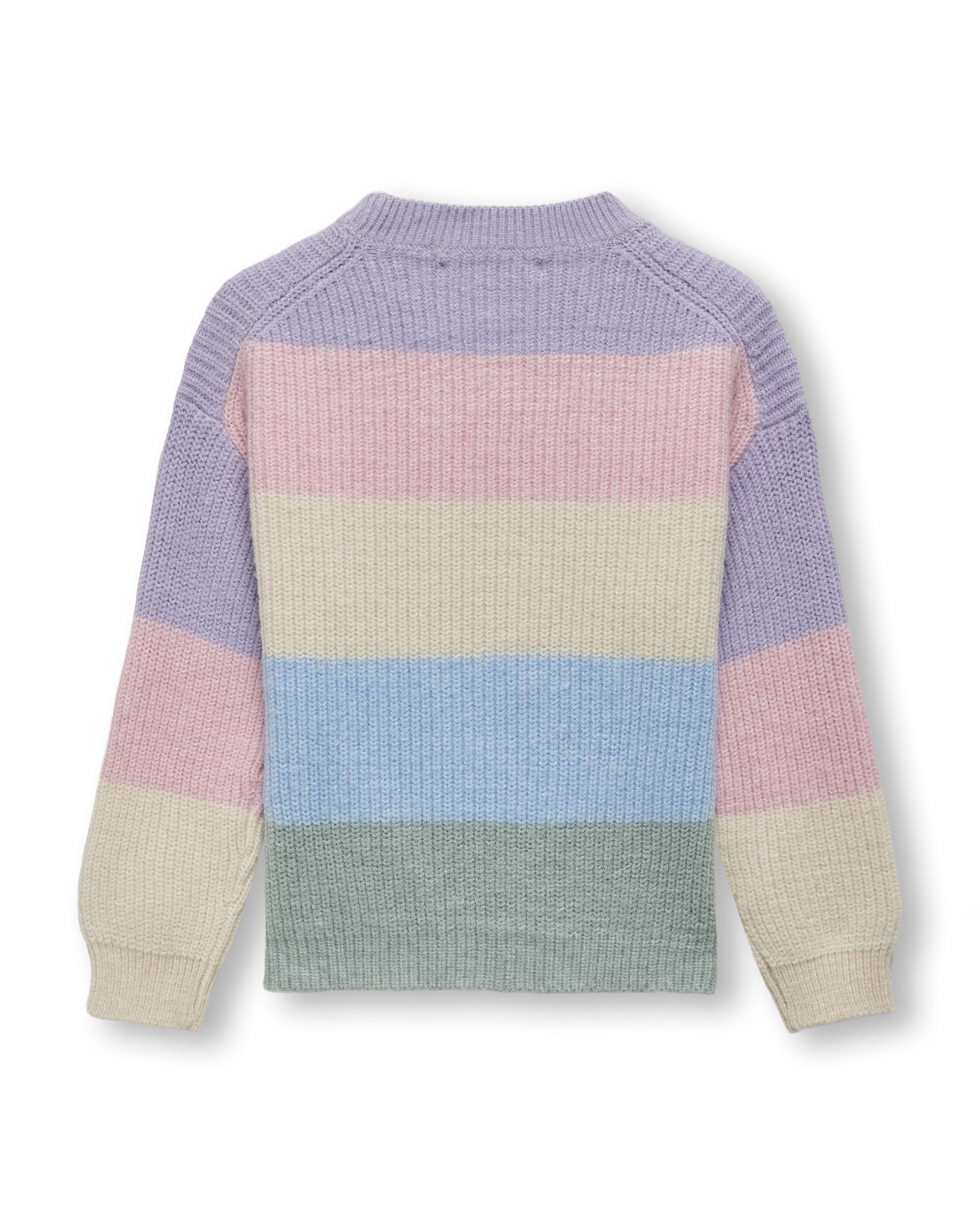 Maglioncino Kids Only color block multicolore sui toni pastello image