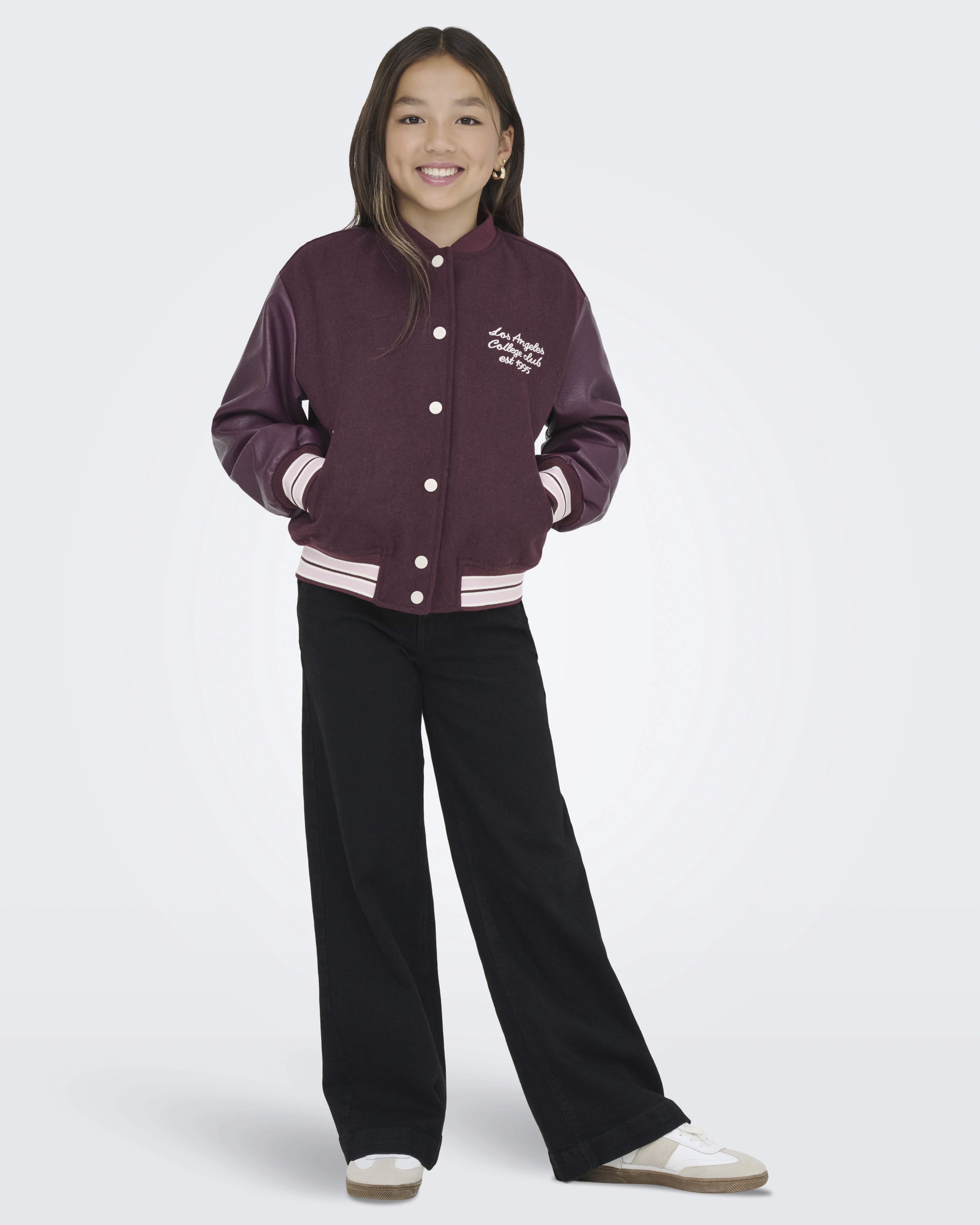 Bomber Kids Only bordeaux stile college