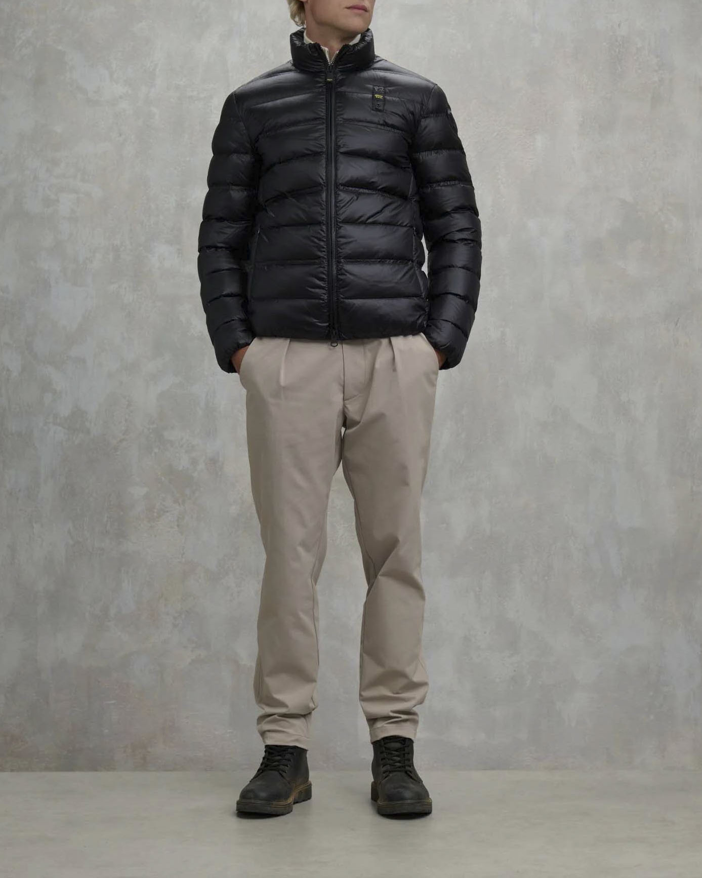 Piumino Belmont Blauer nero senza cappuccio