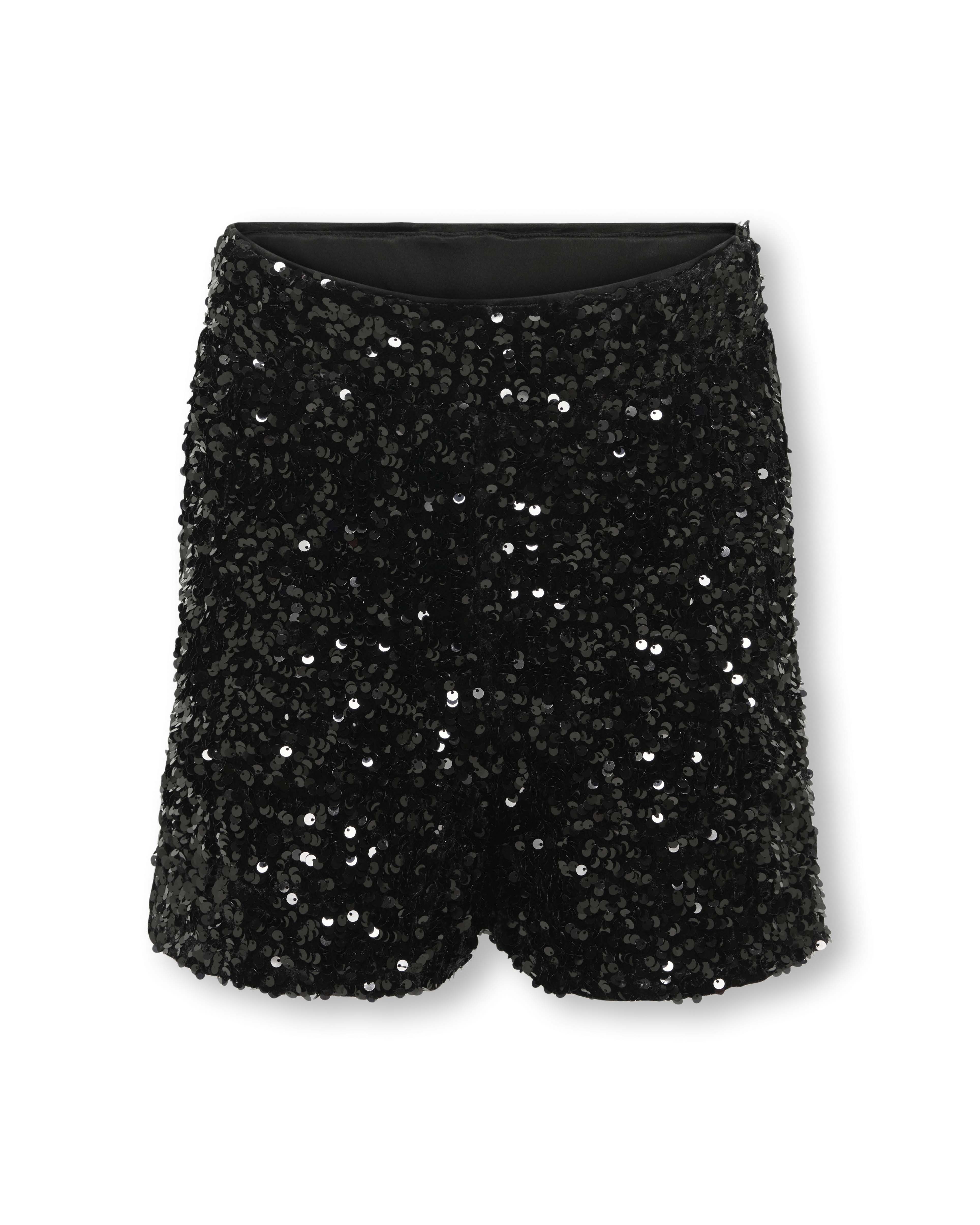 Short Kids Only nero con paillettes