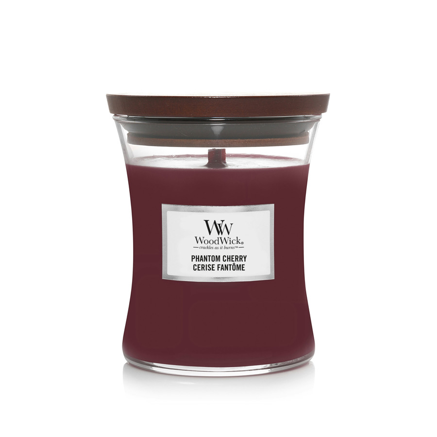 Candela Clessidra Media Phantom Cherry 275 g. Woodwick
