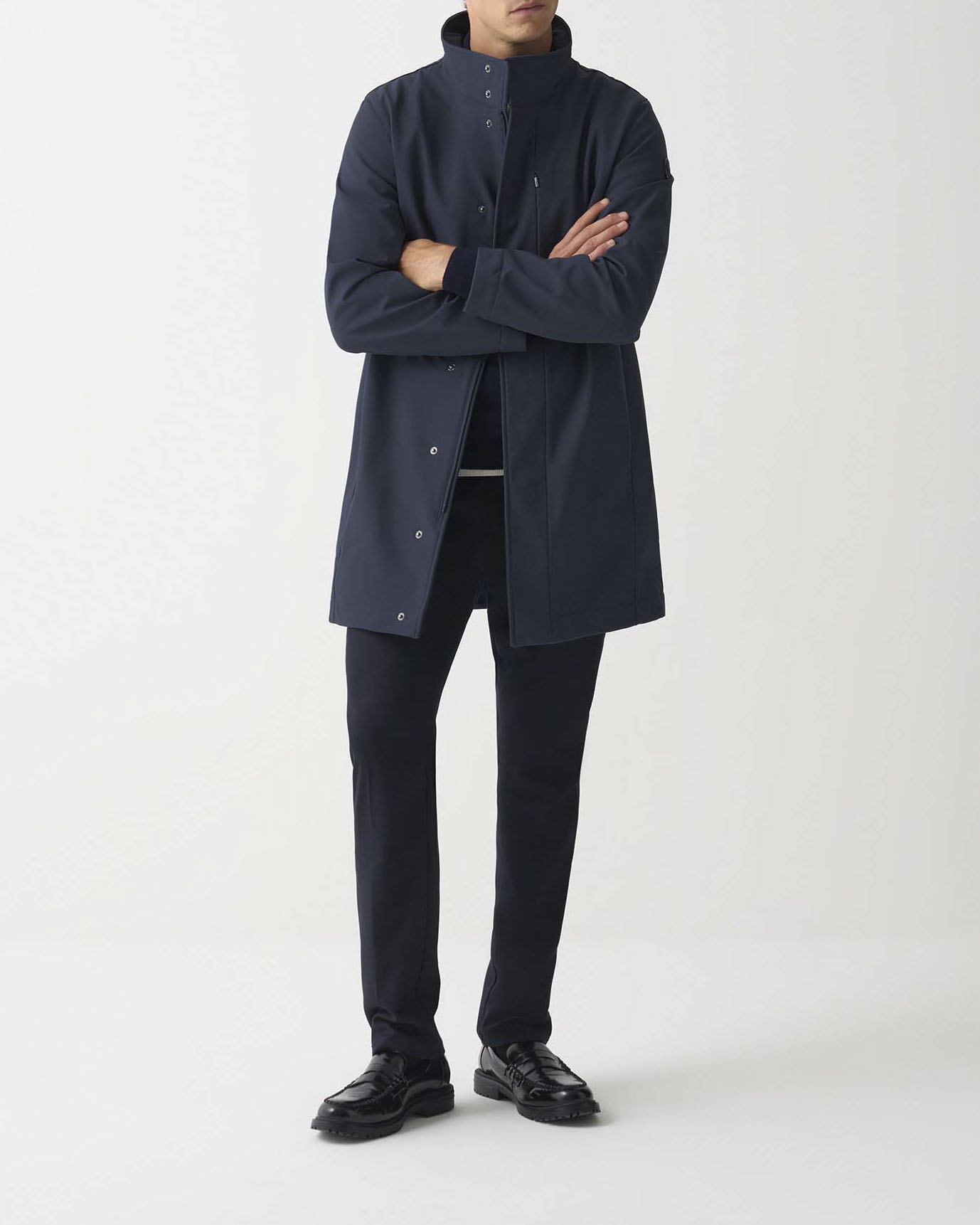 Impermeabile Originals blu in softshell con fodera in pile