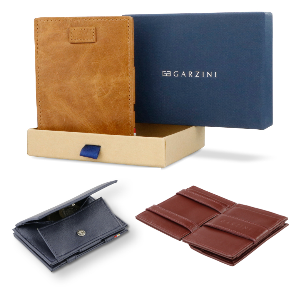 Garzini Essenziale Magic Coin - Portafogli in Pelle con Porta monete