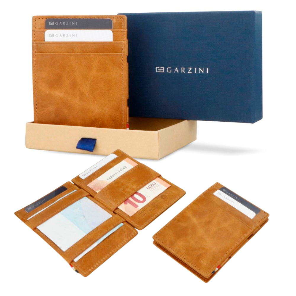 Garzini Essenziale Magic Wallet - Portafogli in pelle Ultra sottile