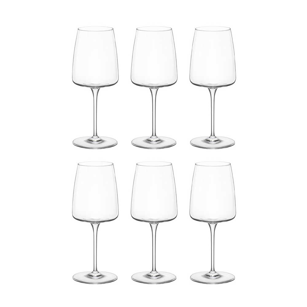 Bormioli 6 Calici Nexo Per Vino Bianco In Vetro 36 Cl