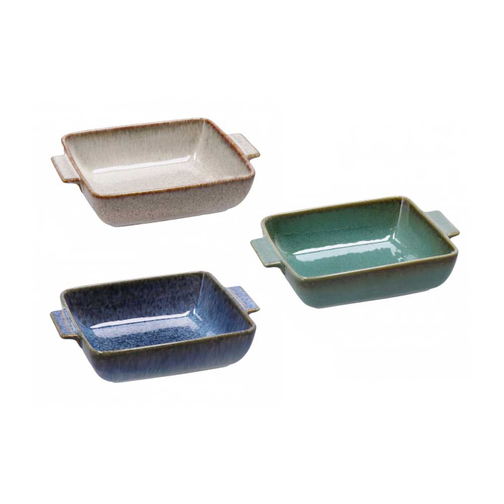 Ad Trend Pirofila Wirtz In Ceramica 19x14x4h Cm Colori Assortiti