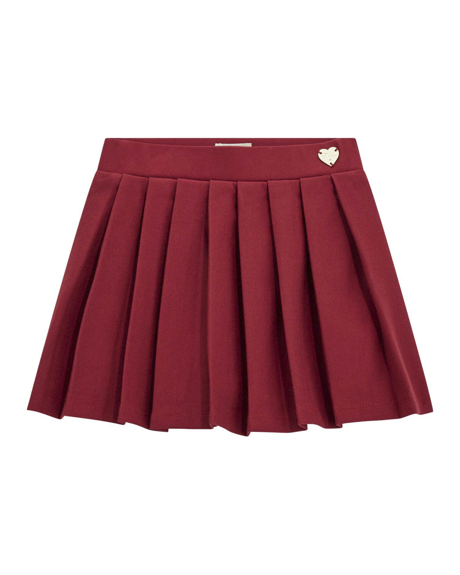 Minigonna Guess plisettata bordeaux in misto viscosa