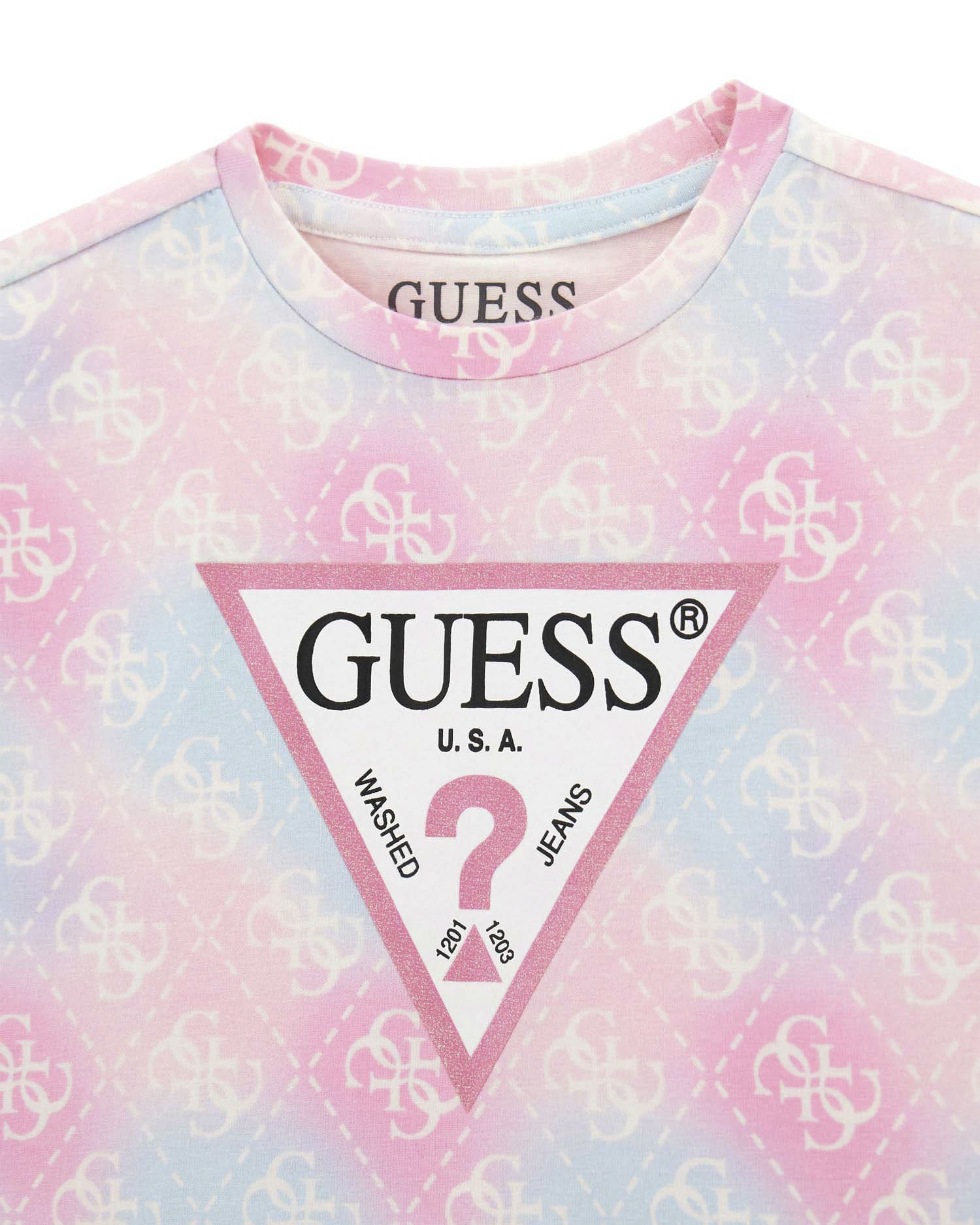 Guess Kids Pink Girls Guess Shirt GUESS T-shirt Mulher Rosa GUESS SHIRT ガールズ US サイズ: 2 カラー: ピンク