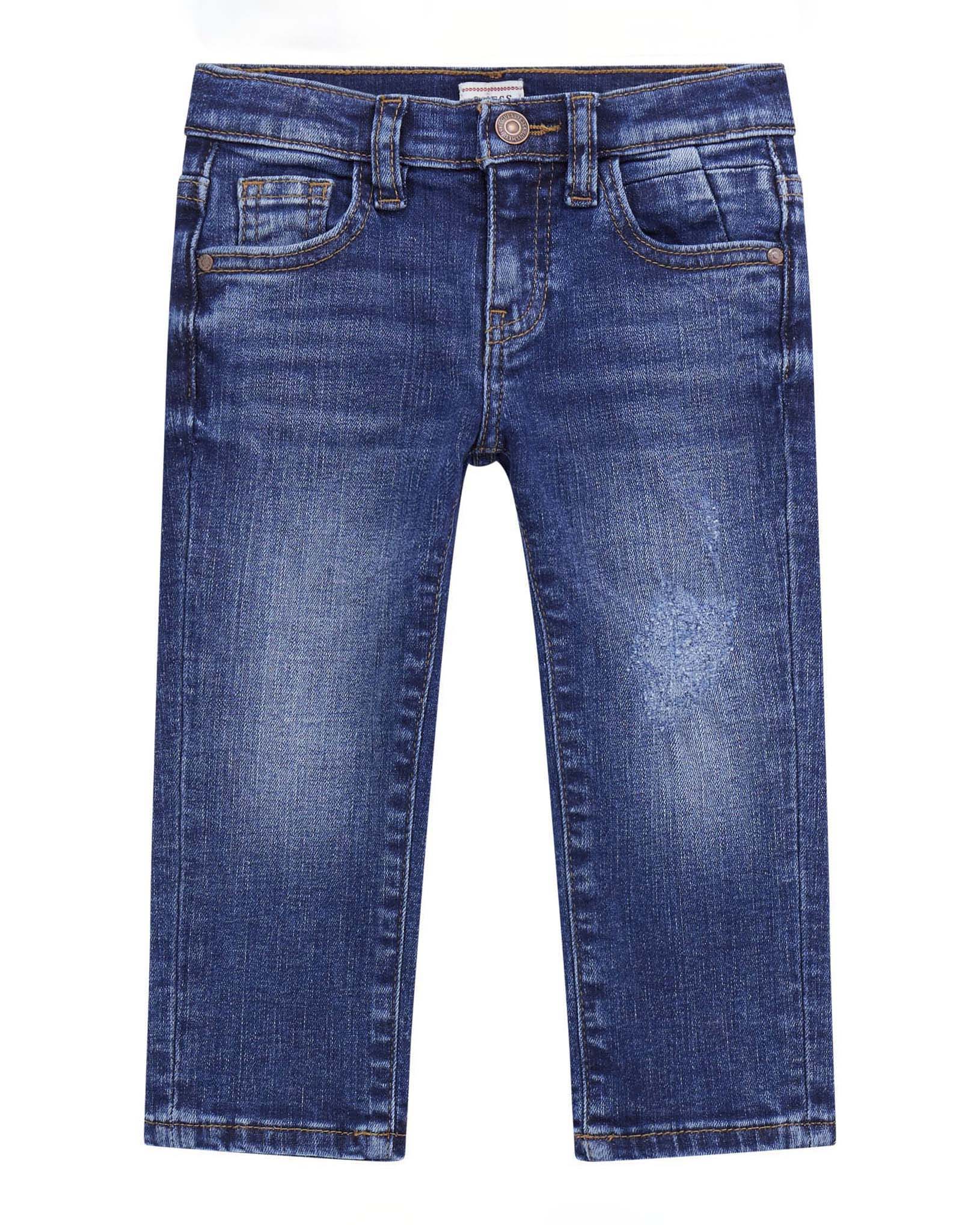 Jeans Guess regular fit in cotone stretch lavaggio scuro stone