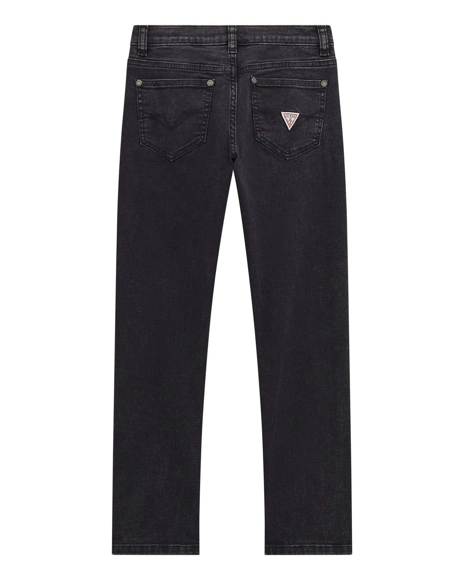 Jeans slim fit in cotone stretch nero