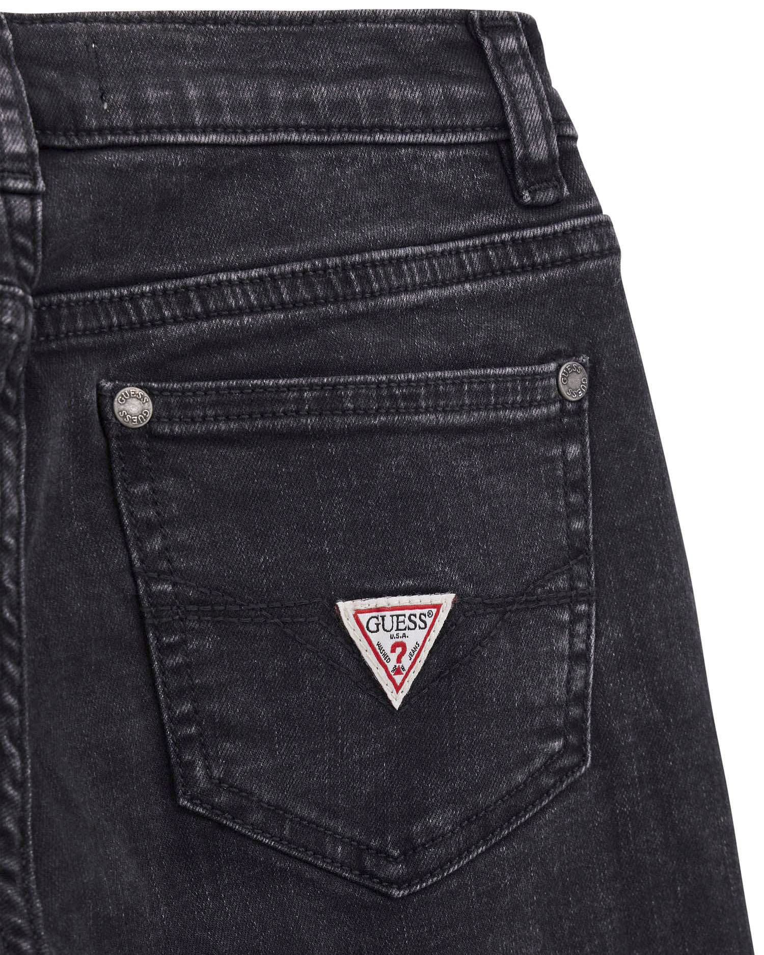 Jeans slim fit in cotone stretch nero