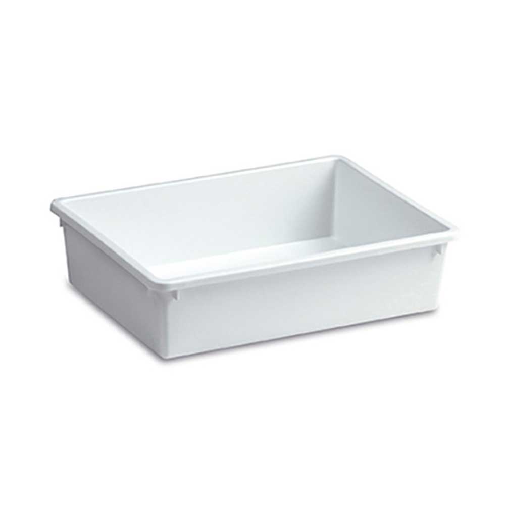 Stefanplast Bacinella Da Frigo Per Alimenti In Plastica 15 Lt 50x35x12h Cm Colore Bianco