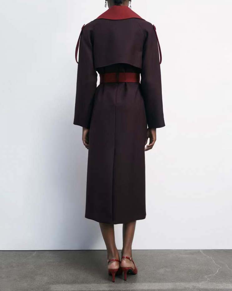 Pelliccia Sintetica Cappotto Lungo Cappotto Rosa Patrizia Pepe