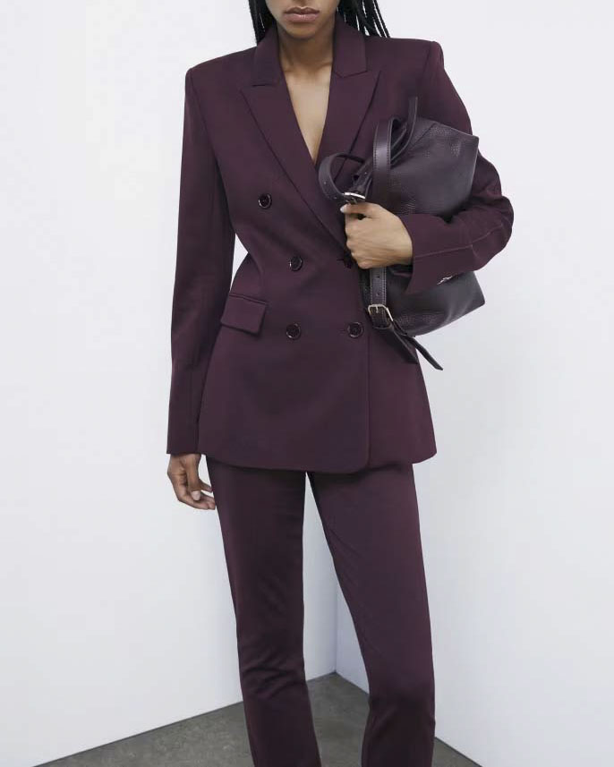 Pepe Nero Cappotto Asimmetrico Patrizia Pepe Blazer Bordeaux