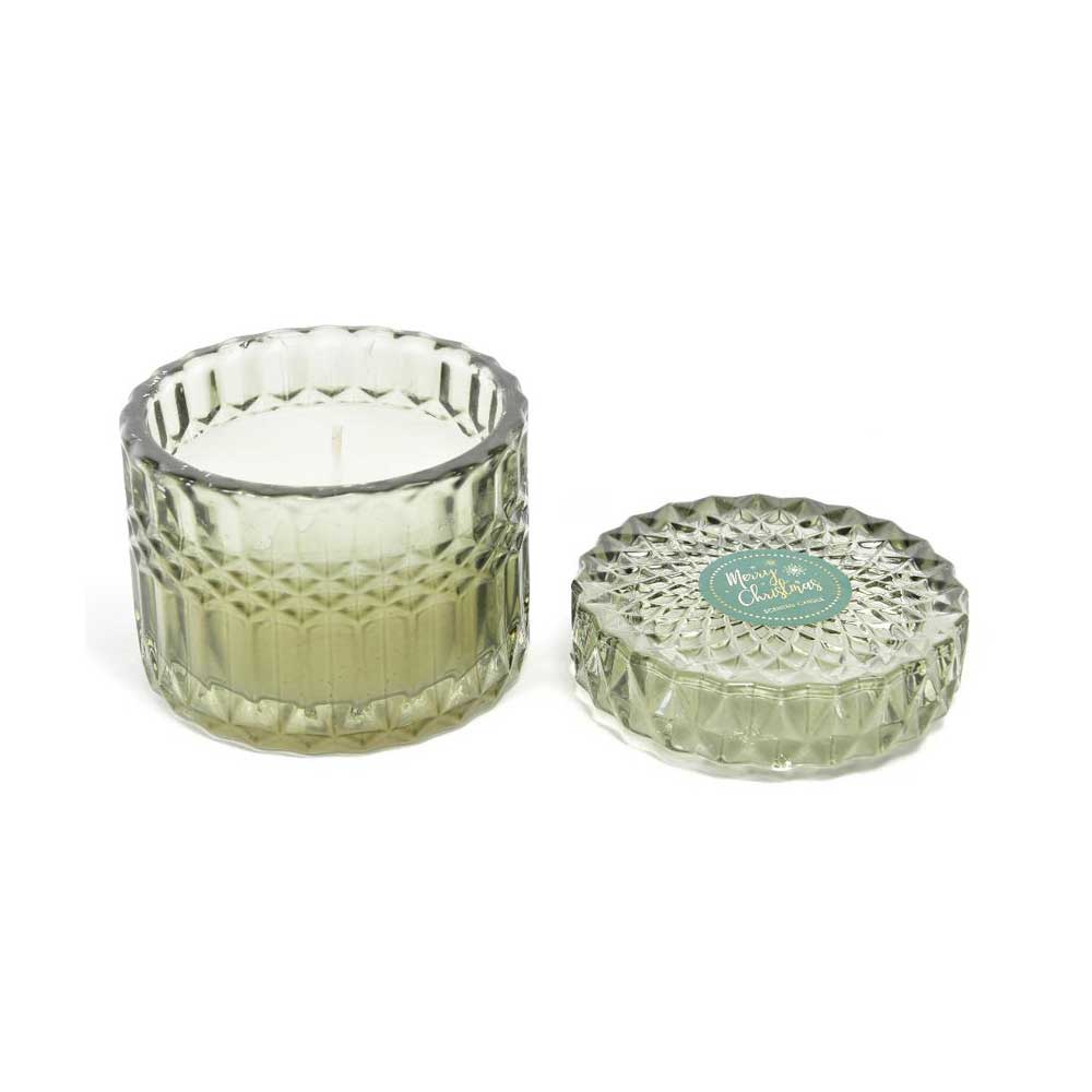 Mercury Candela Profumata In Cofanetto Di Vetro Diametro 9X8,7h Cm Colore Verde