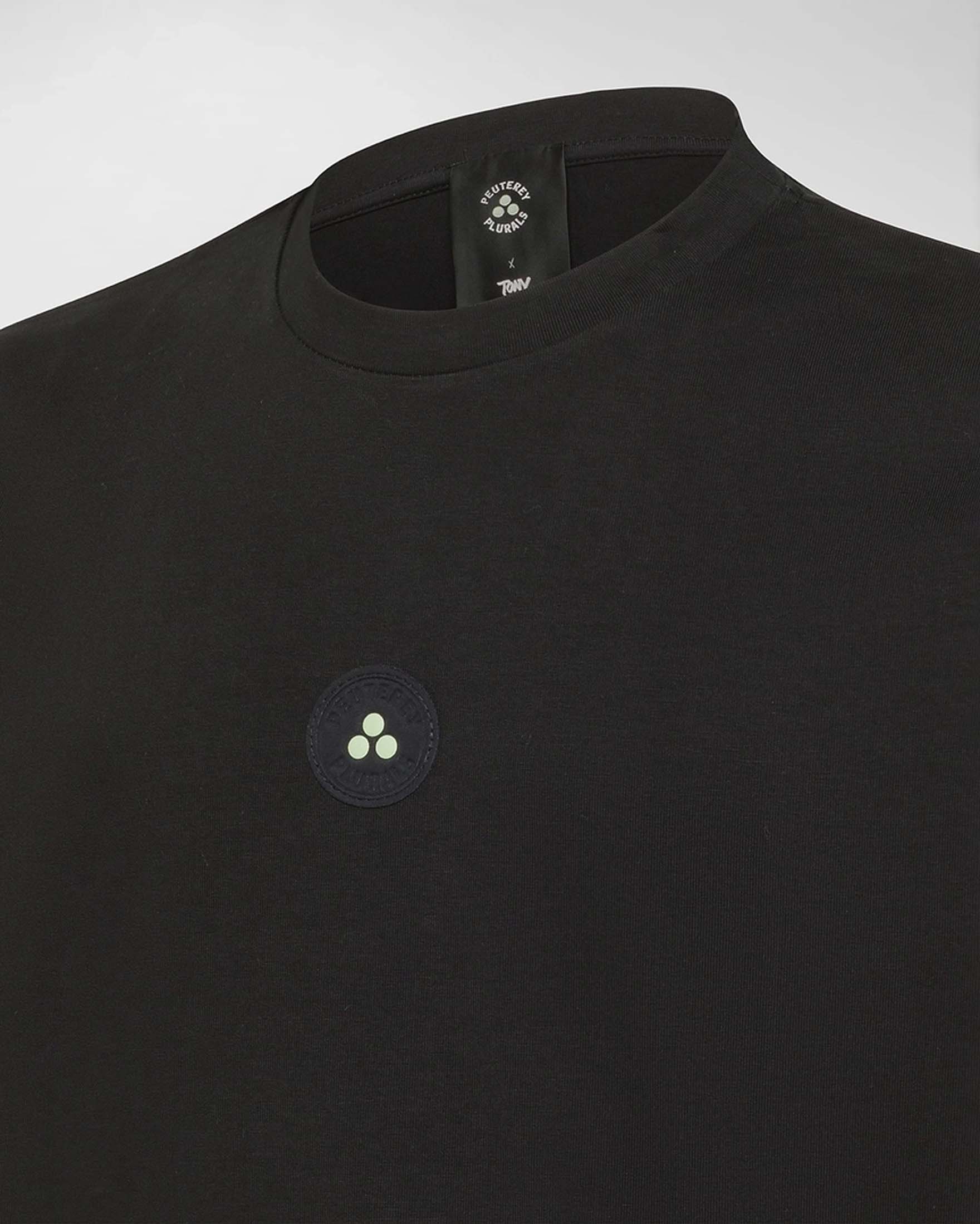 T-shirt cropped mezza manica Peuterey Olen Pw nera image