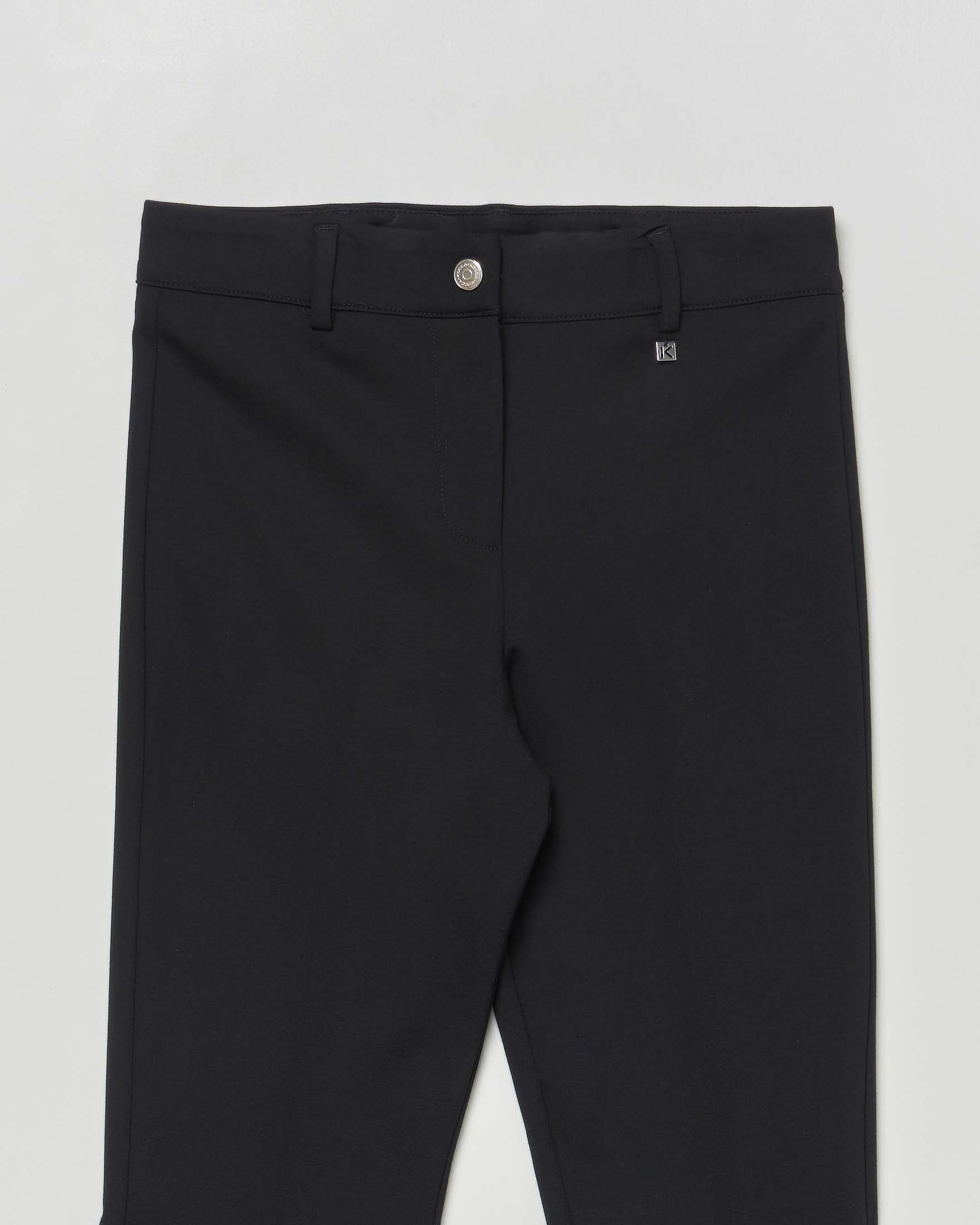 Pantalone flare Kocca nero punto milano a vita alta image