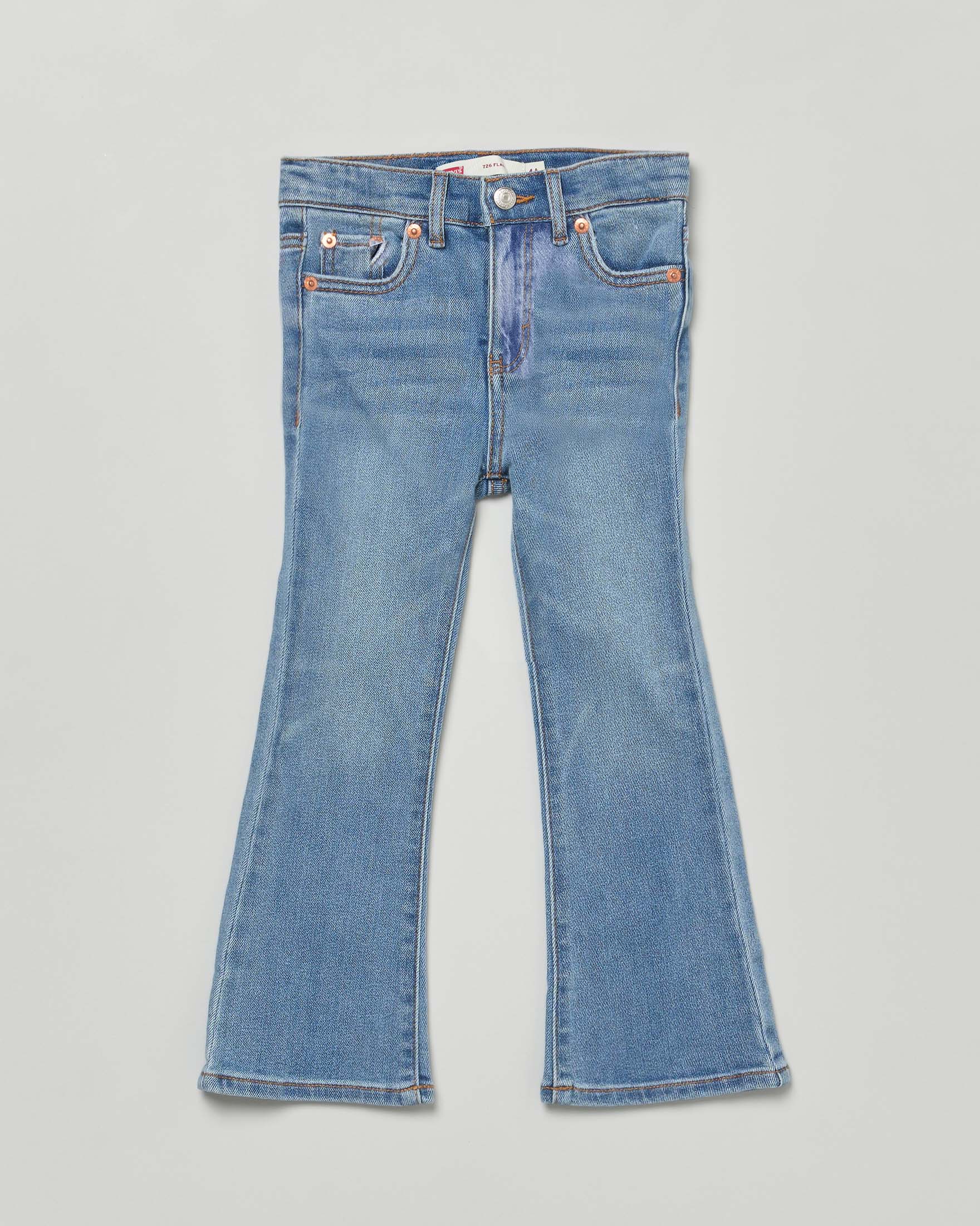 Jeans flare Levi's lavaggio chiaro stone washed