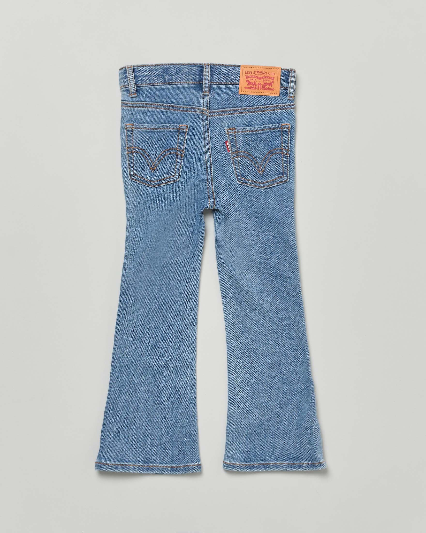Jeans flare Levi's lavaggio chiaro stone washed