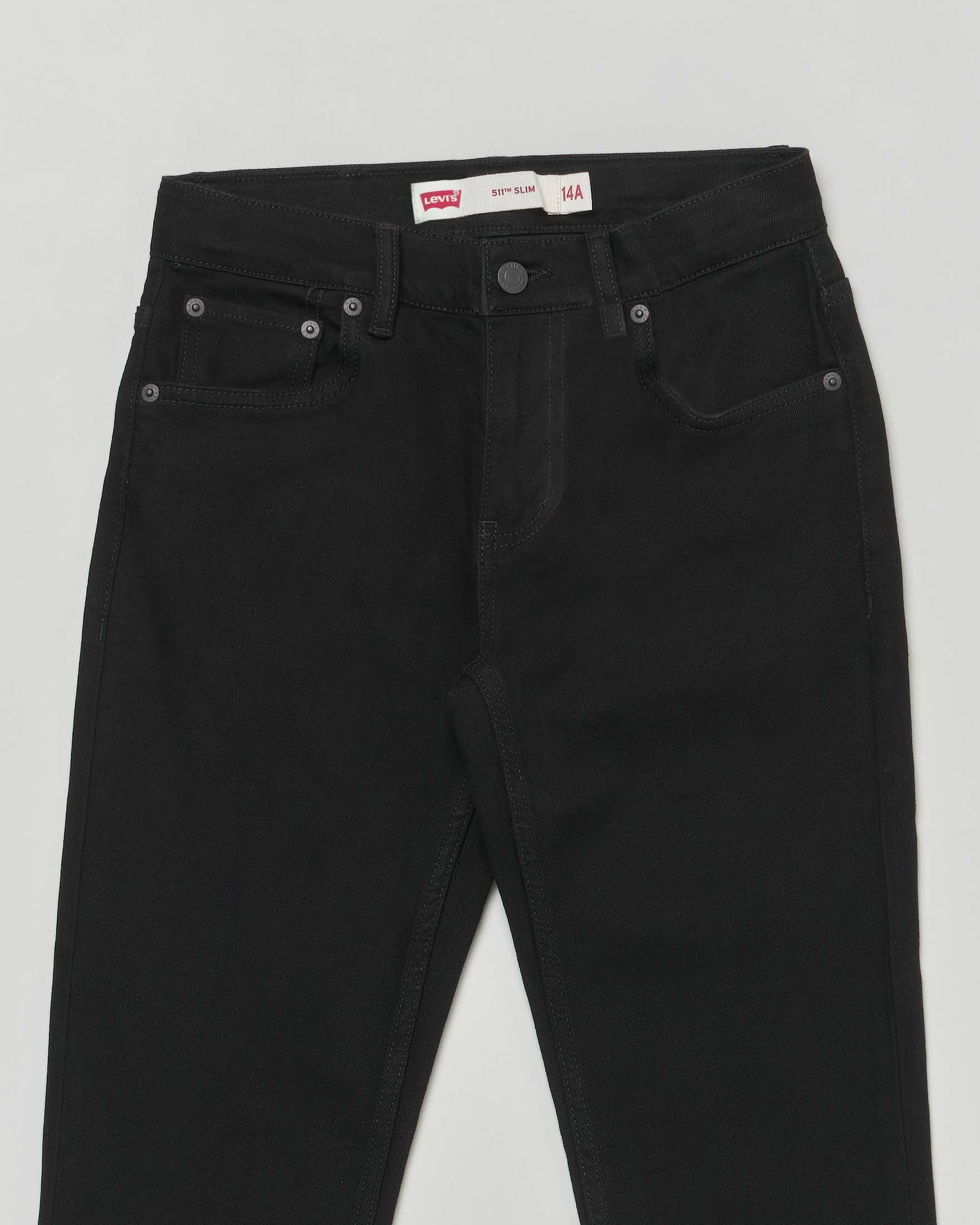 Jeans slim Levi's 511 nero in  cotone stretch image