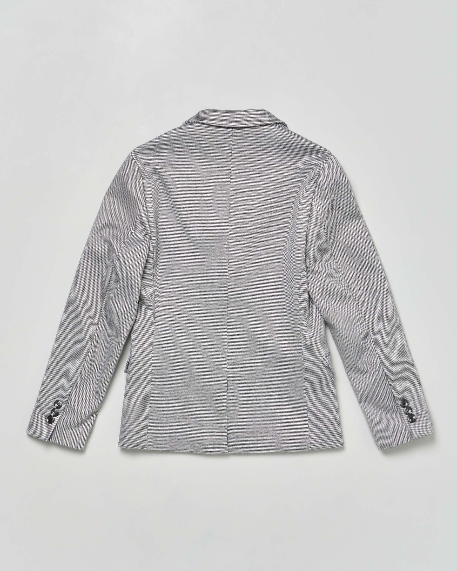 Blazer Antony Morato grigio monopetto con microfantasia