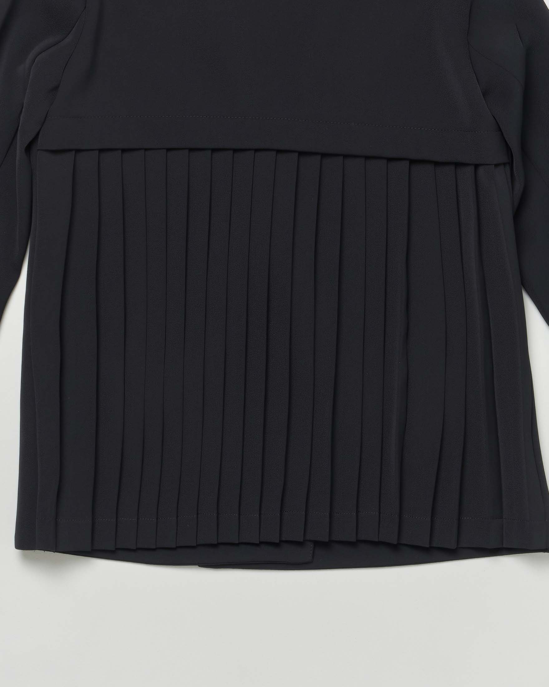 Blazer Elsy nero con retro plisettato image