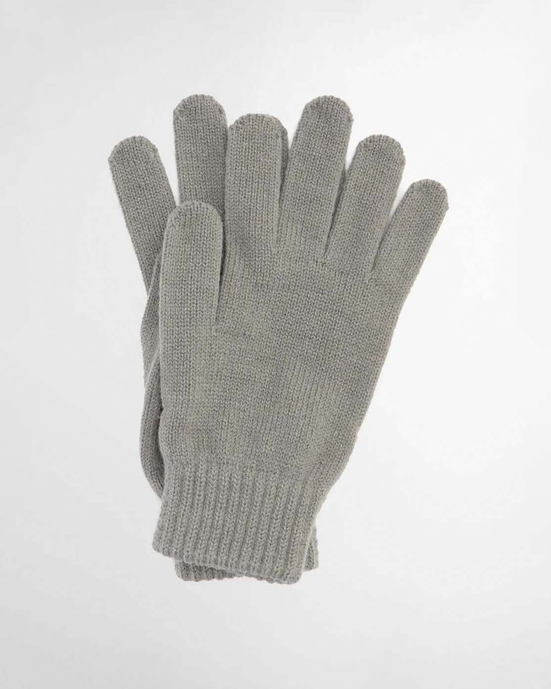 Cofanetto idea regalo Barbour composto da sciarpa tartan check e guanto grigio