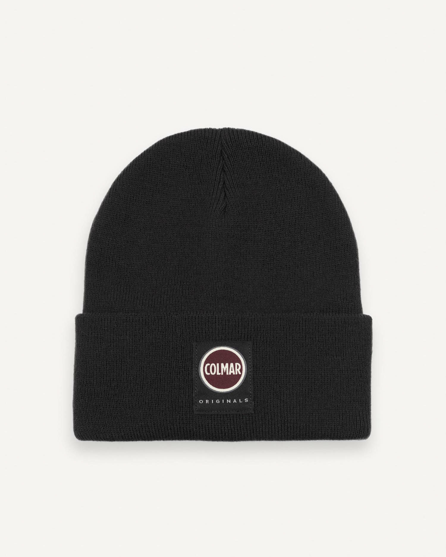 Colmar Originals — Berretto Colmar Originals nero con risvolto e logo patch Colmar Originals applicato
