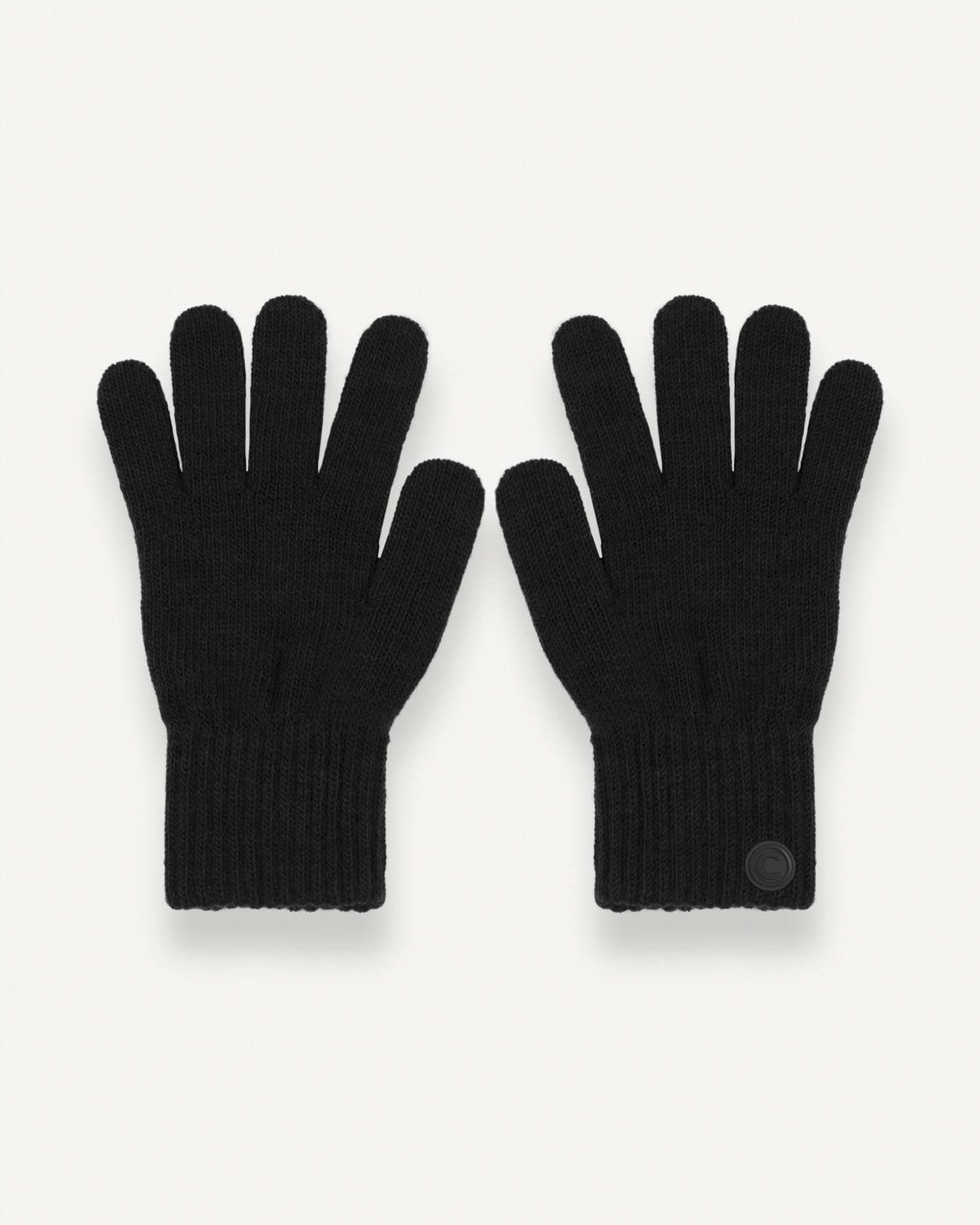 Guanti Colmar Originals neri con logo bollo piccolo applicato