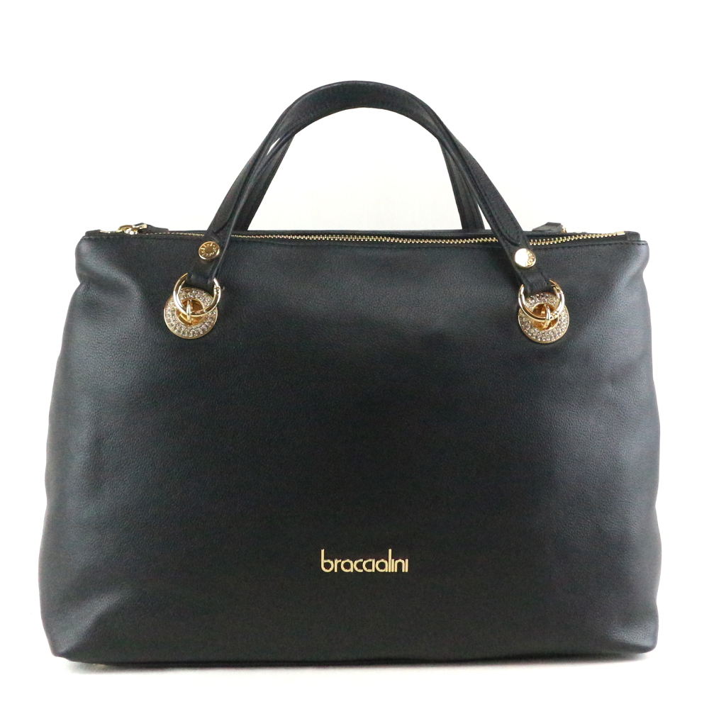 Nora Borsa a mano e tracolla B17451 NERO