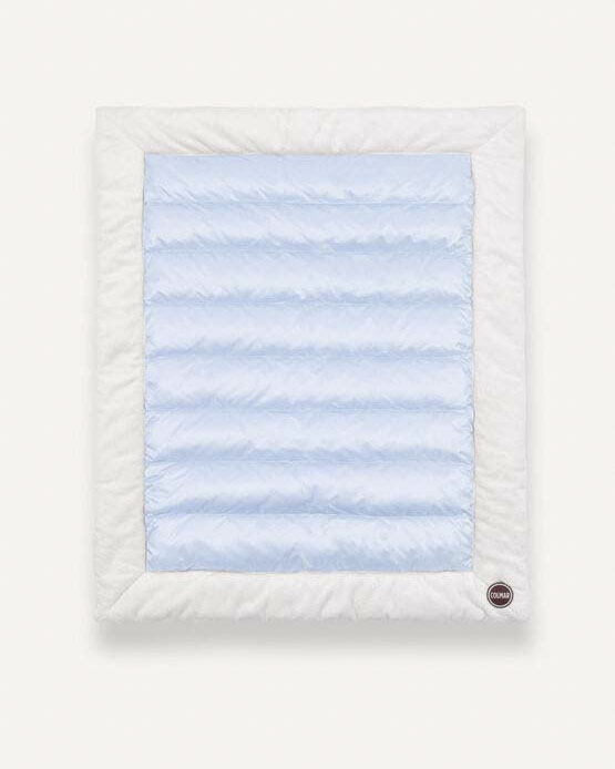 Coperta Colmar azzurra in piuma e pile