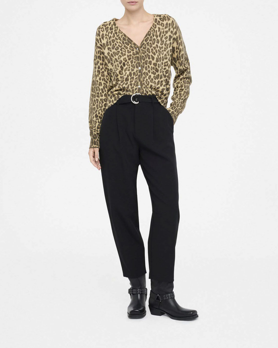 Pantaloni balloon Liu Jo Jeans neri in tessuto tecnico stretch