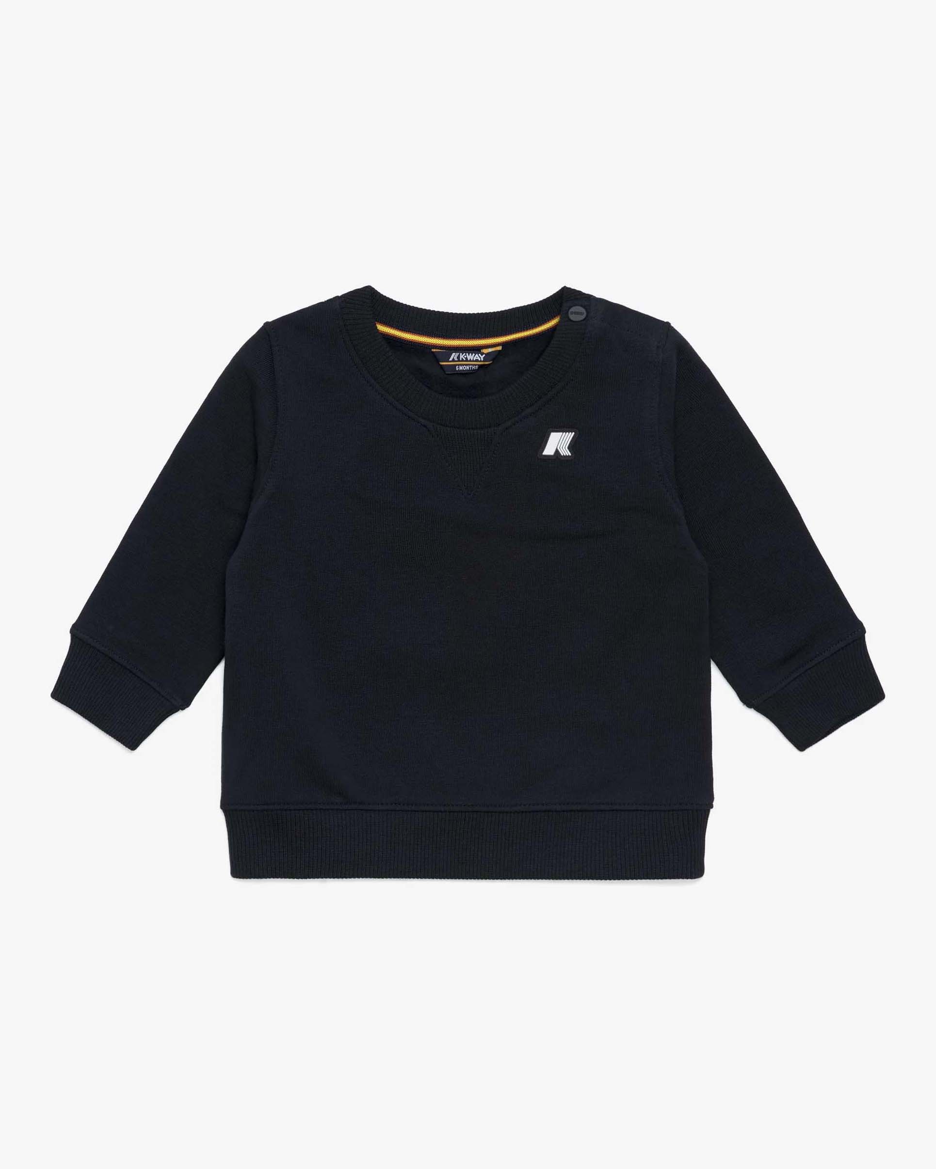 Completo K-way blu felpa e pantalone in cotone stretch image