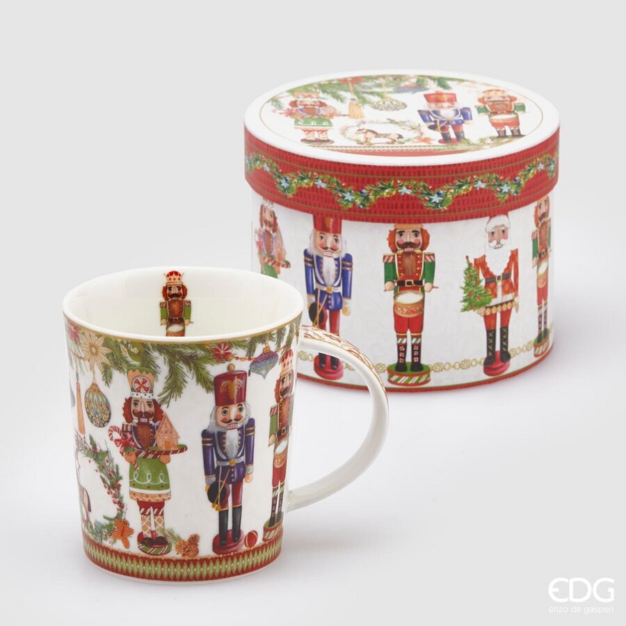 Mug Soldatino in Porcellana in Gift Box  350 ml. d.8,5 h.9 Edg