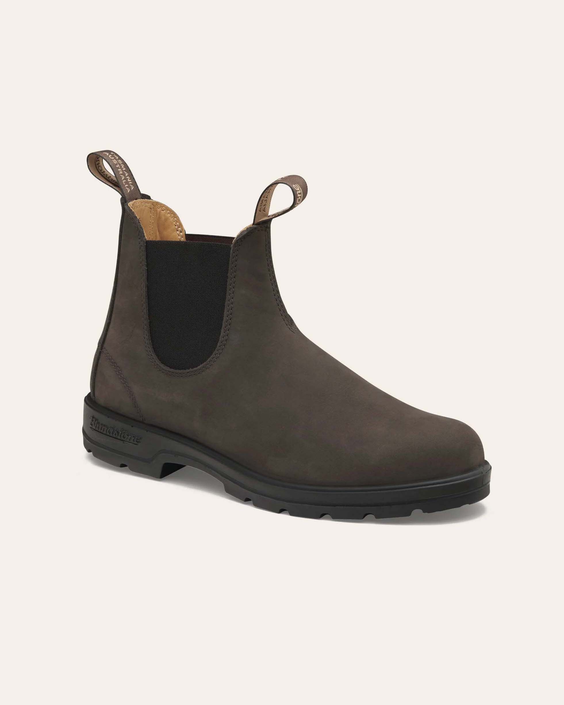 Blundstone marrone 2345 in pelle liscia con elastico nero image