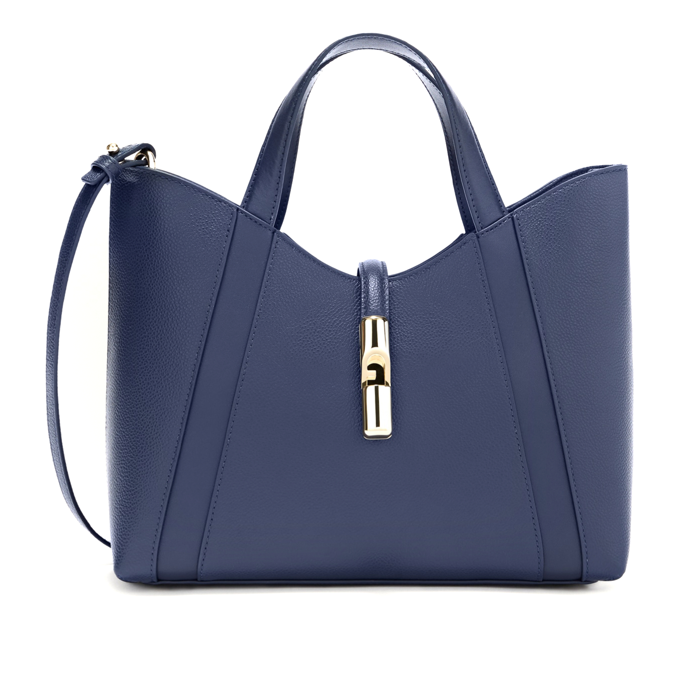 Borsa a mano e tracolla Goccia S Blu Reale