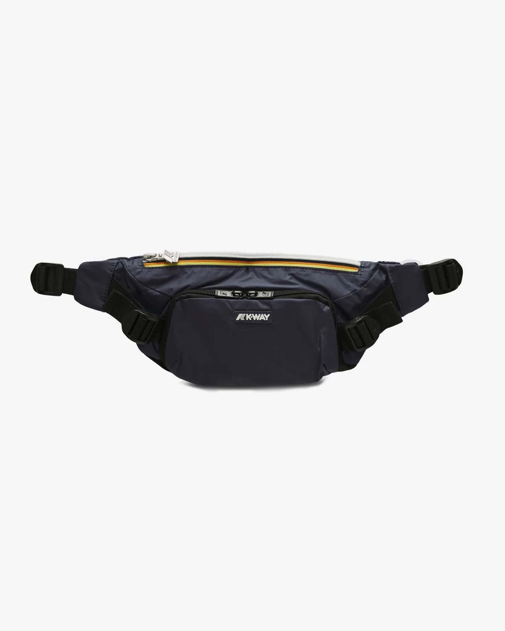 Marsupio K-way Fericy blu in nylon ripstop impermeabile