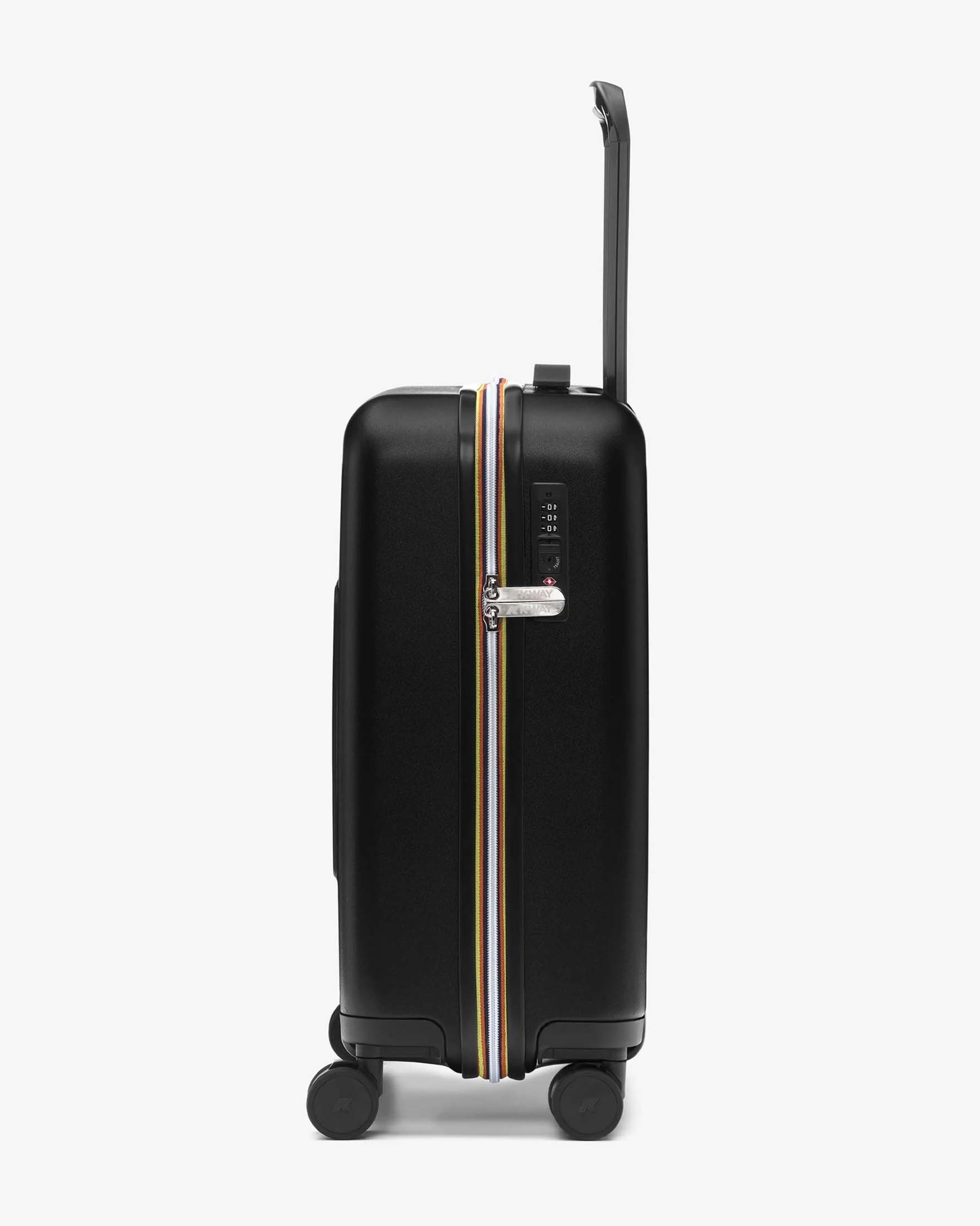 Trolley K-way Eudoxie nero con logo impresso image