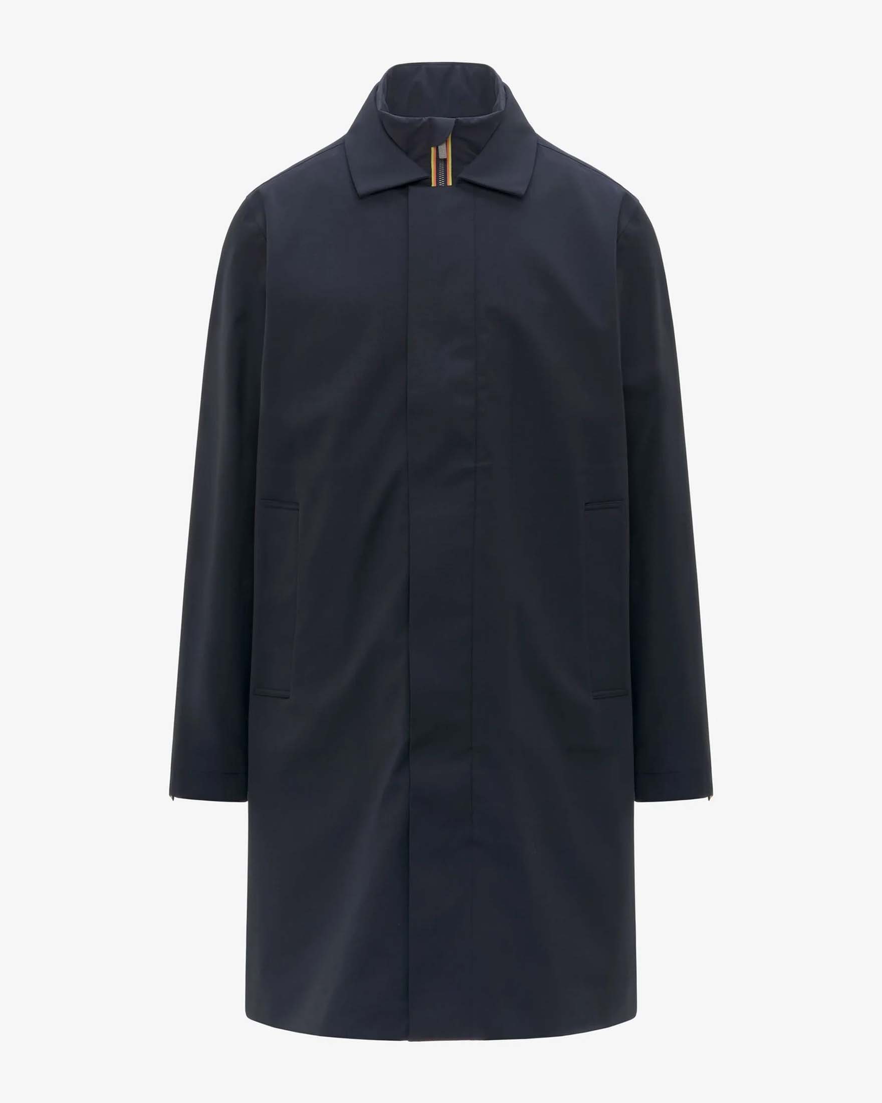 Impermeabile K-way Poirol 3L Wool blu in misto lana a tre strati