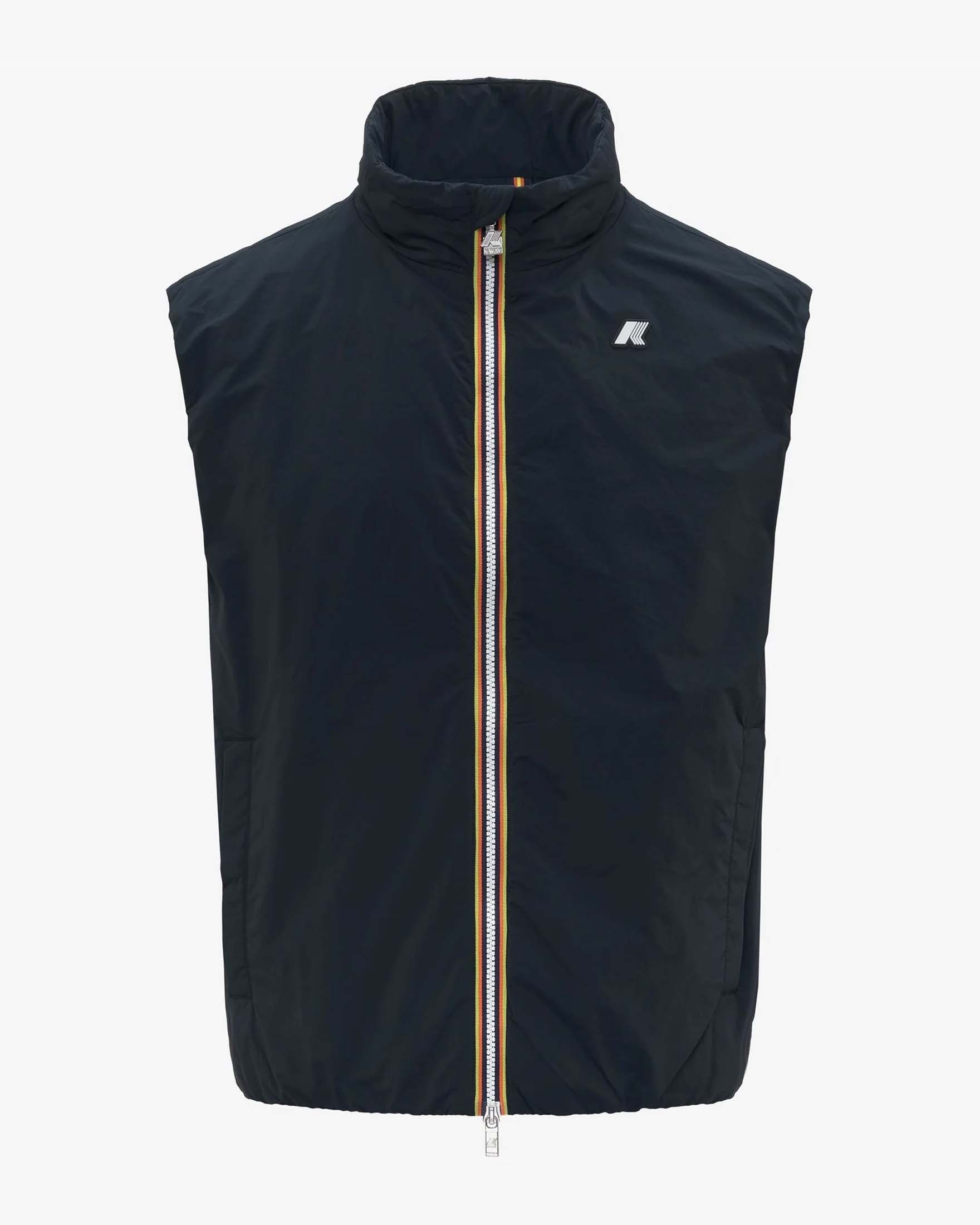 Gilet K-way Valen Plain Warm blu in misto nylon idrorepellente