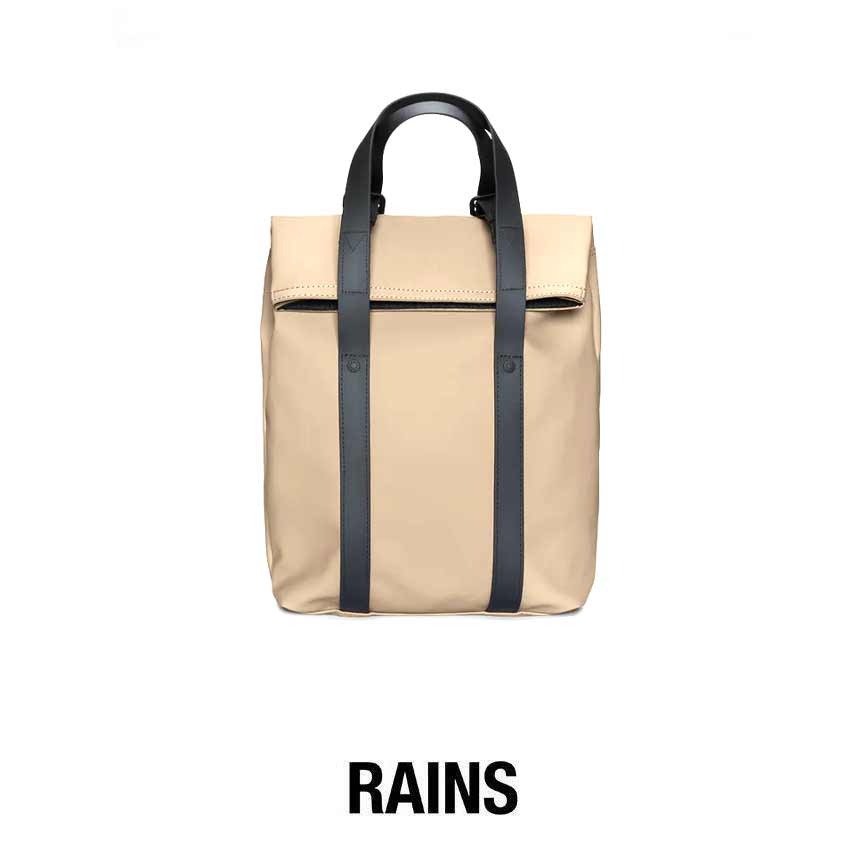 Rains Way Tote Backpack Mini - Beige