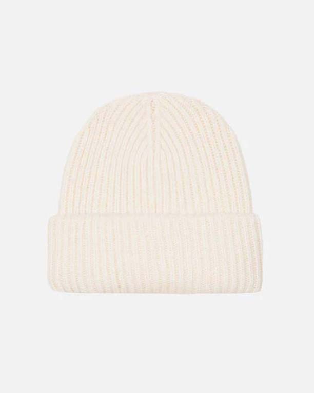 Berretto MC2 Saint Barth bianco in maglia a coste image