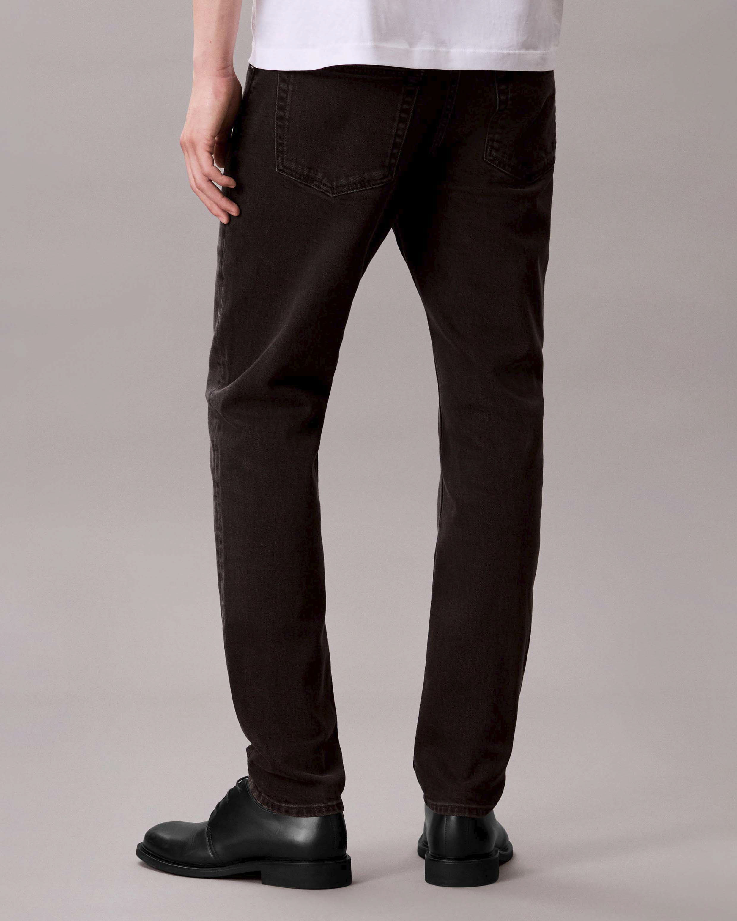 Jeans Calvin Klein Jeans neri slim-tapered fit in cotone elasticizzato image