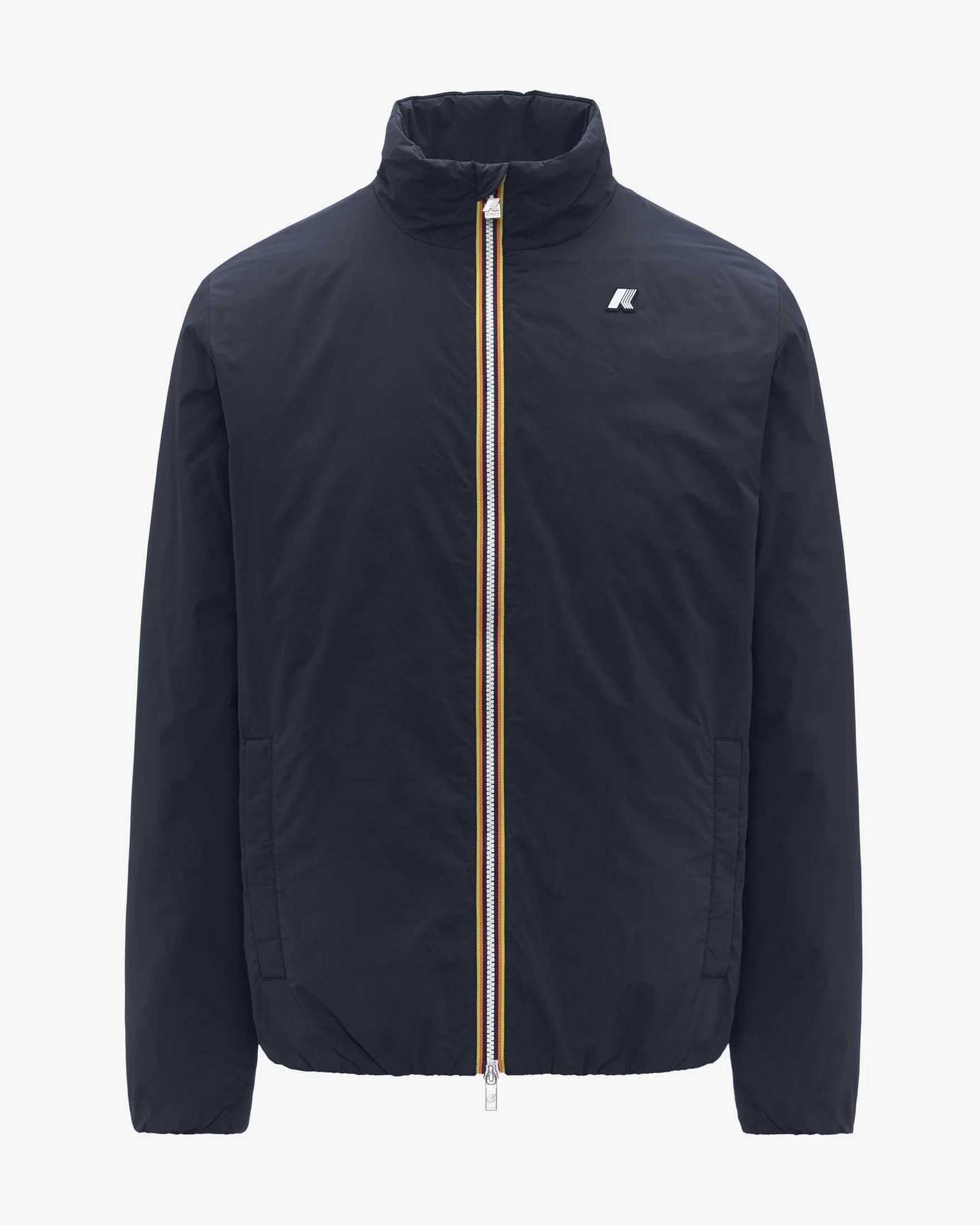 Giubbino K-way Valentine Plain Warm blu in nylon idrorepellente