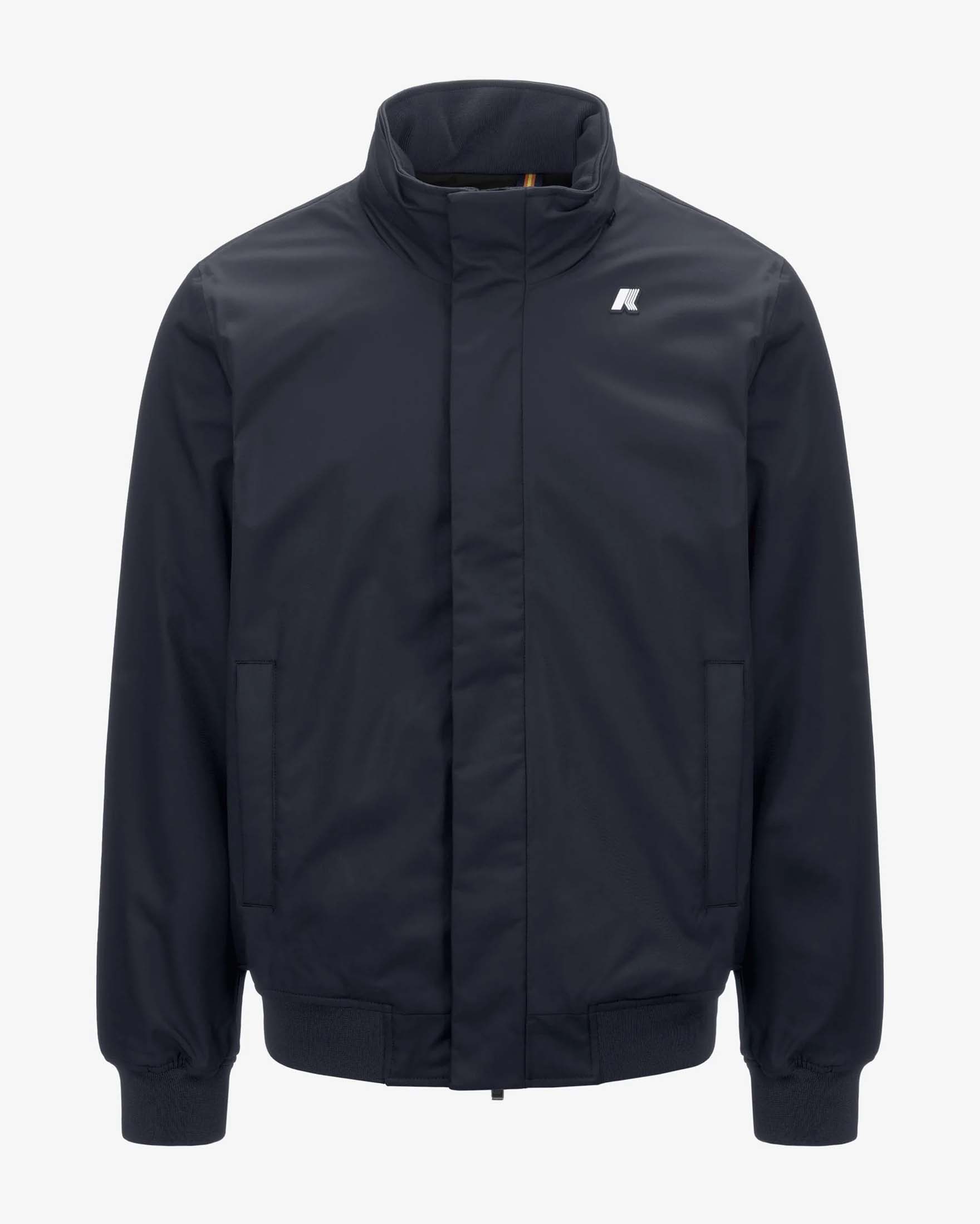 K-way — Giubbino bomber K-way Amaury Twill Marmotta blu