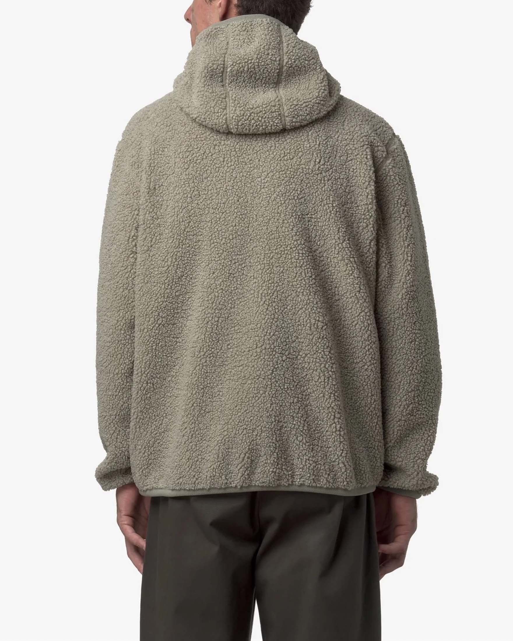 Felpa Jack Sherpa Polar color sabbia in pile reversibile in sherpa