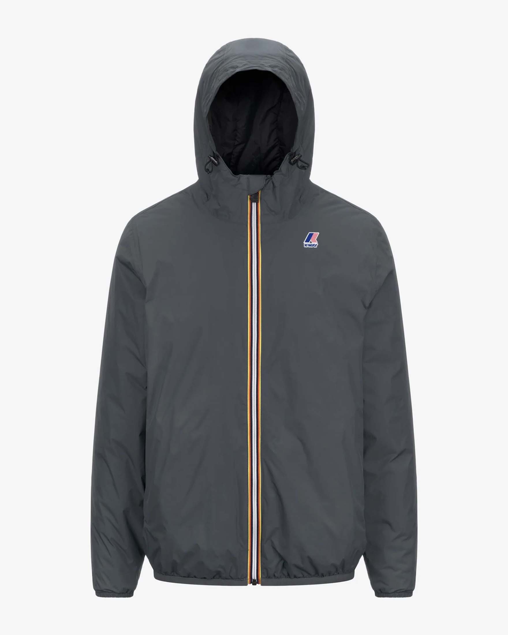 Giubbino K-way Le Vrai 4.0 Claude Warm grigio antracite