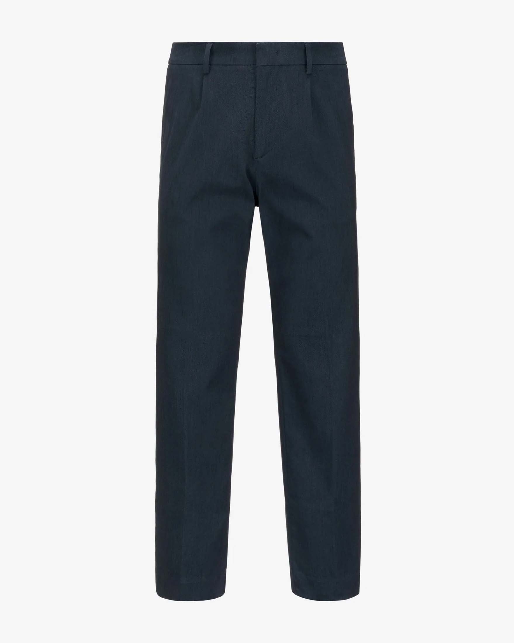 Pantalone chino K-way Ralph blu in cotone stretch effetto denim